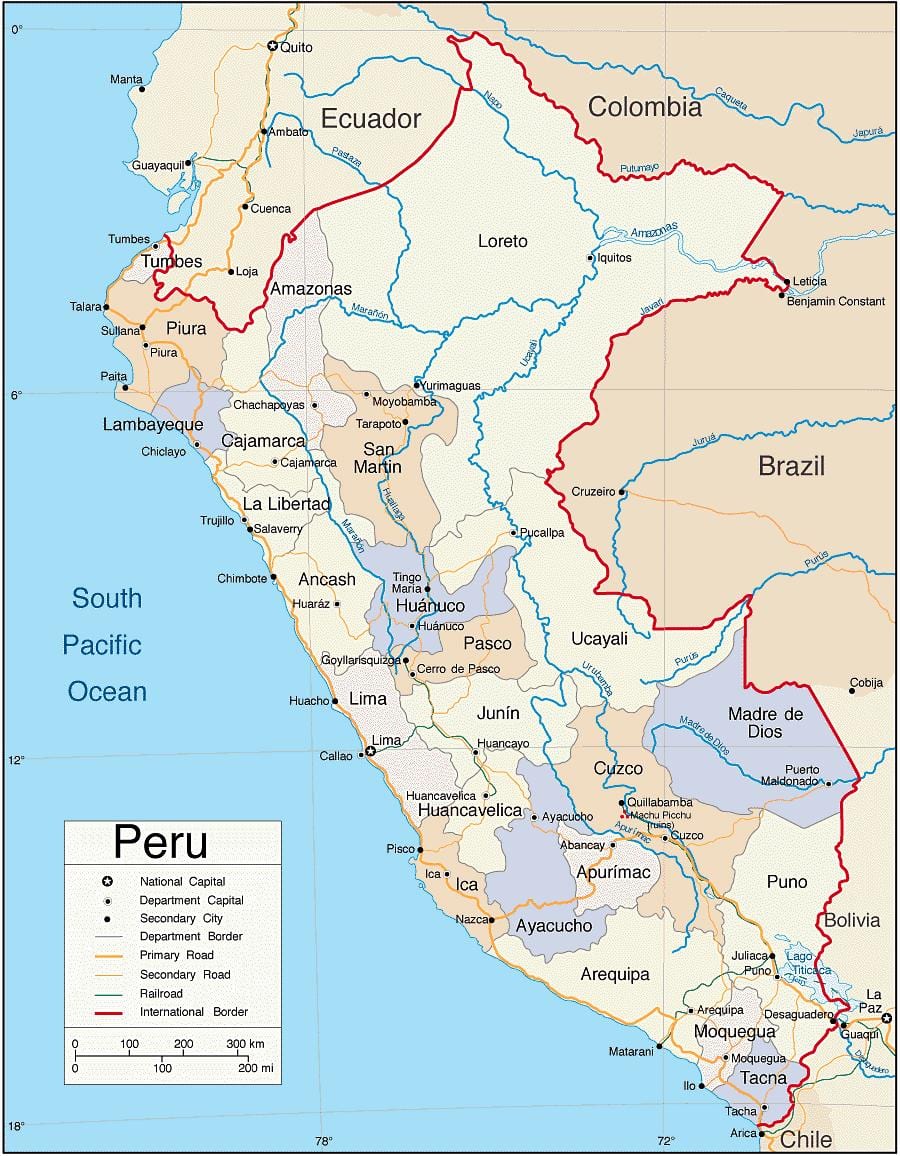 mapa moray, Peru