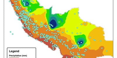 Mapa Peru klimatu